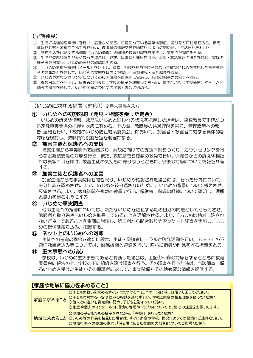 令和７年度_学校いじめ防止基本方針.pdfの2ページ目のサムネイル